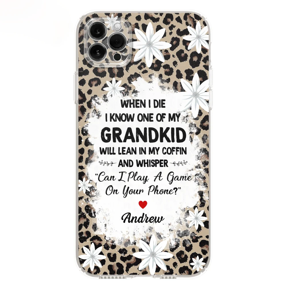 My Grandkids Will Whisper - Personalized Custom Phone Case - Image 12