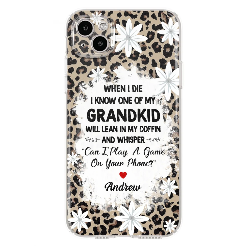 My Grandkids Will Whisper - Personalized Custom Phone Case - Image 14