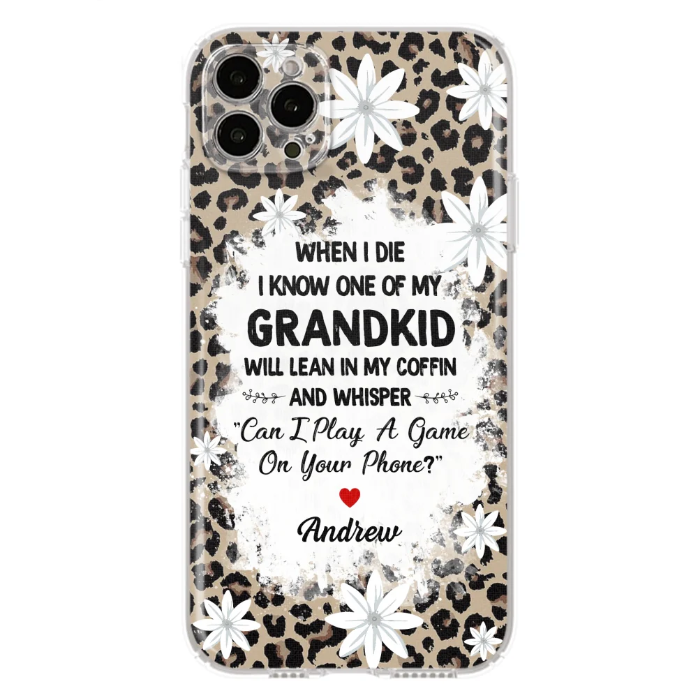 My Grandkids Will Whisper - Personalized Custom Phone Case - Image 16