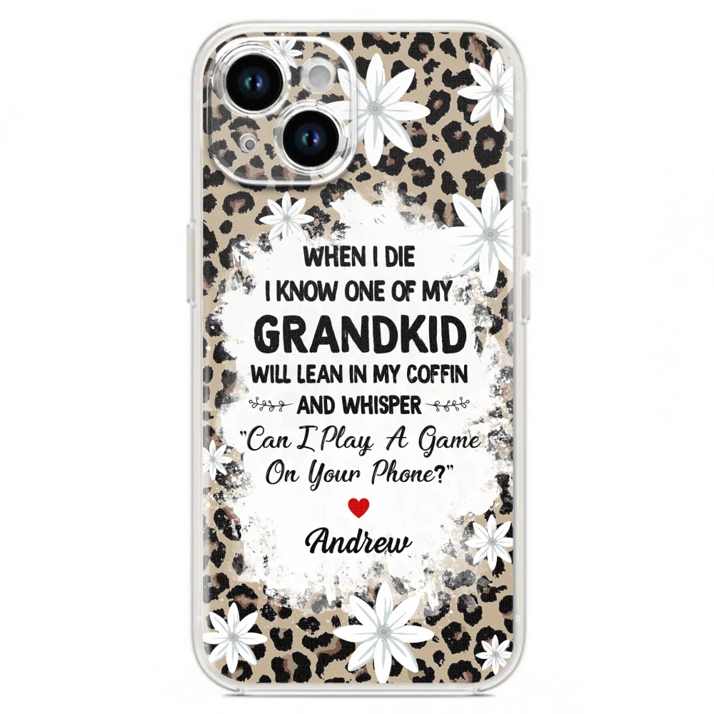 My Grandkids Will Whisper - Personalized Custom Phone Case - Image 18