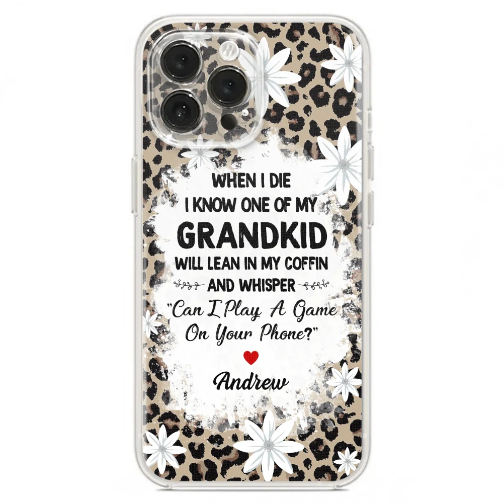 My Grandkids Will Whisper - Personalized Custom Phone Case - Image 20