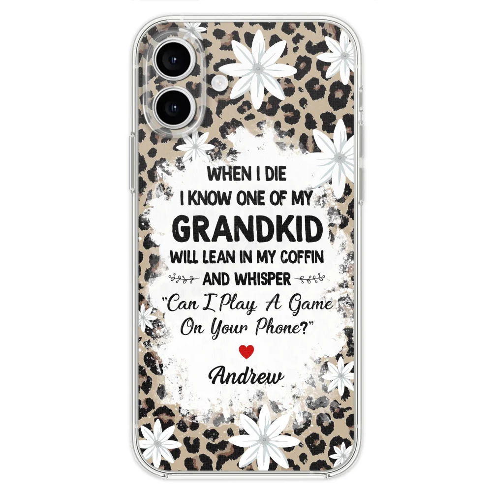 My Grandkids Will Whisper - Personalized Custom Phone Case - Image 26