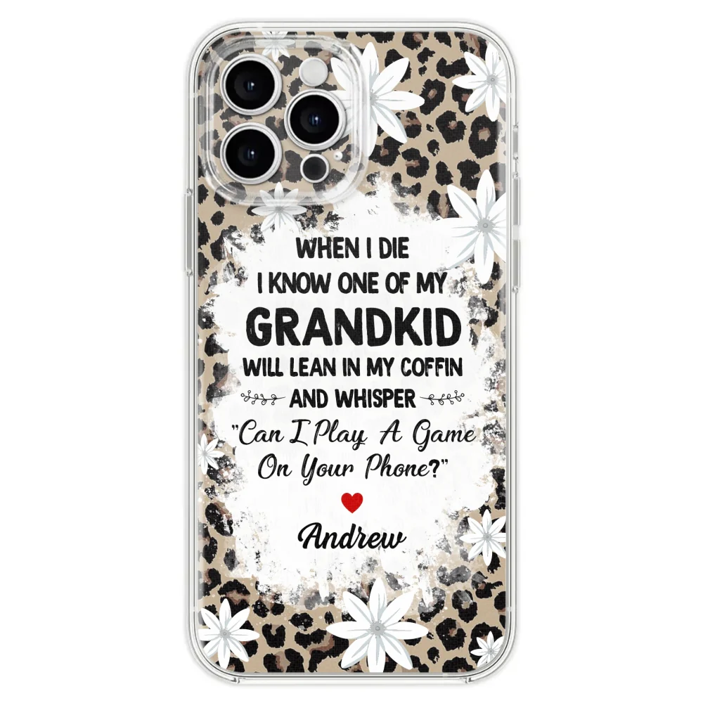 My Grandkids Will Whisper - Personalized Custom Phone Case - Image 27