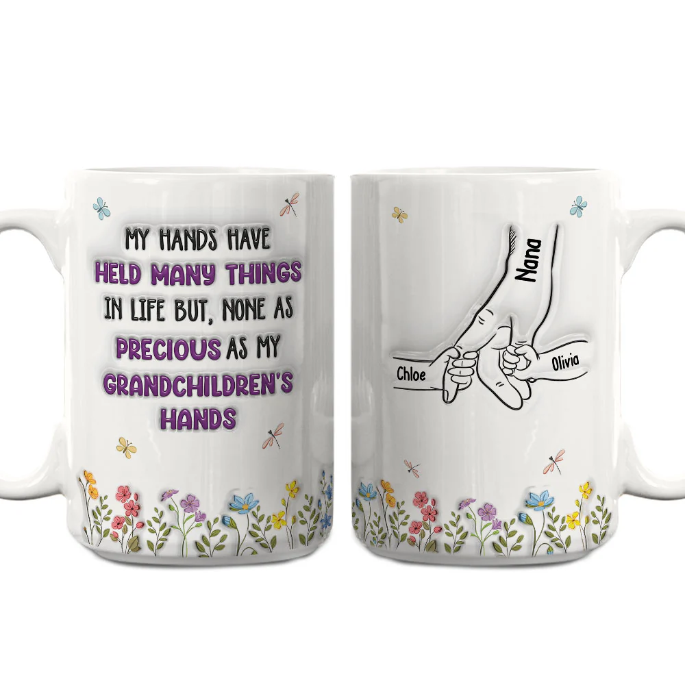 My Grandma Makes Life Brighter - Personalized Custom 3D Inflated Effect Mug - Image 7