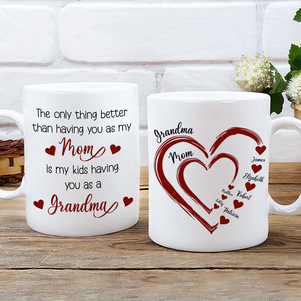 My Grandma - Personalized Custom Coffee Mug - Image 3