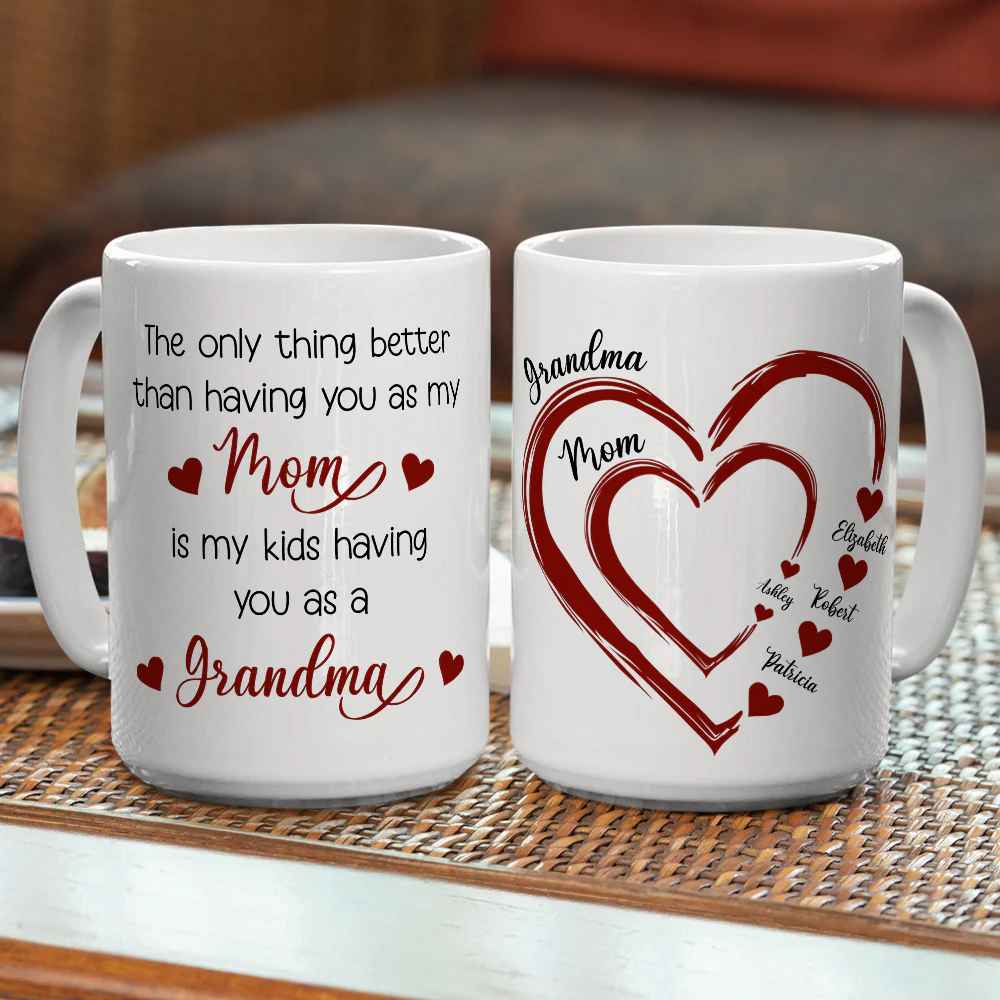 My Grandma - Personalized Custom Coffee Mug - Image 4