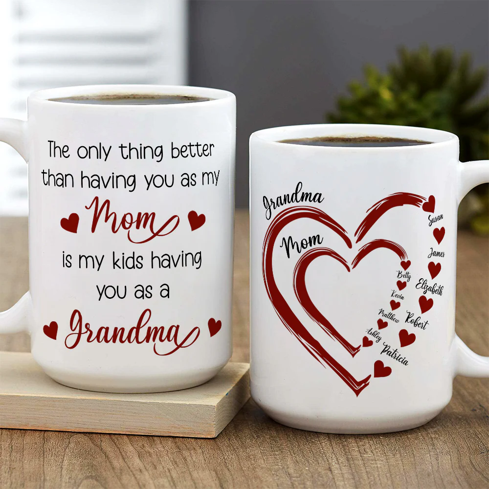 My Grandma - Personalized Custom Coffee Mug - Image 5