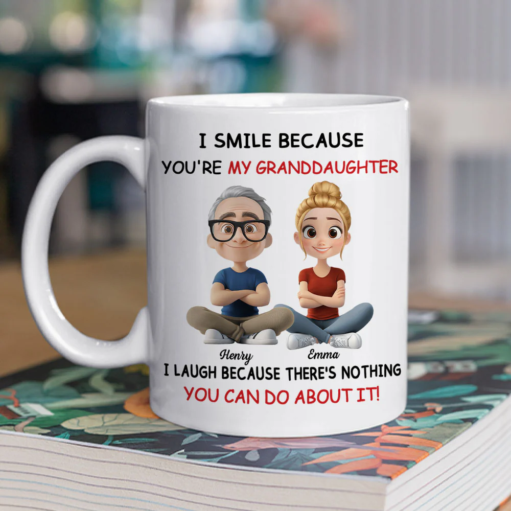 My Grandson - Personalized Custom Coffee Mug - Image 2