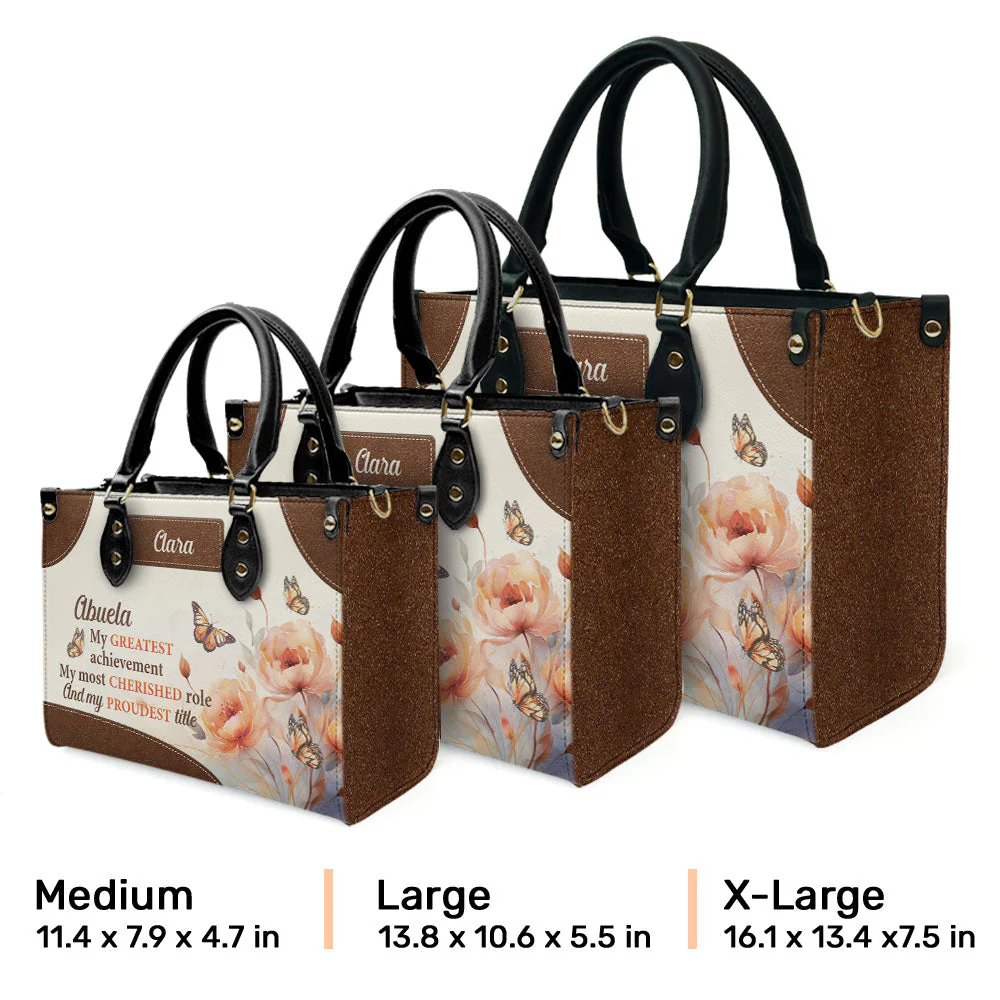 My Greatest Achievement - Personalized Custom Leather Bag - Image 2