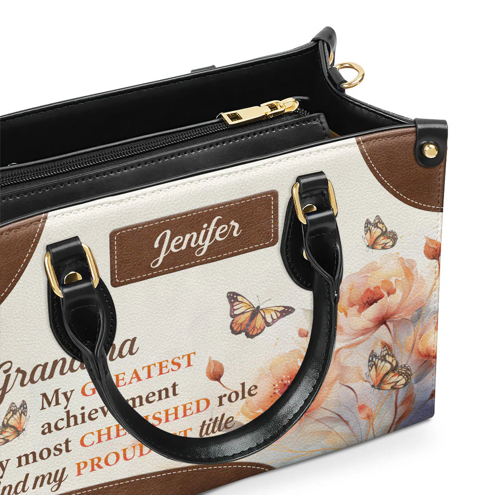 My Greatest Achievement - Personalized Custom Leather Bag - Image 6
