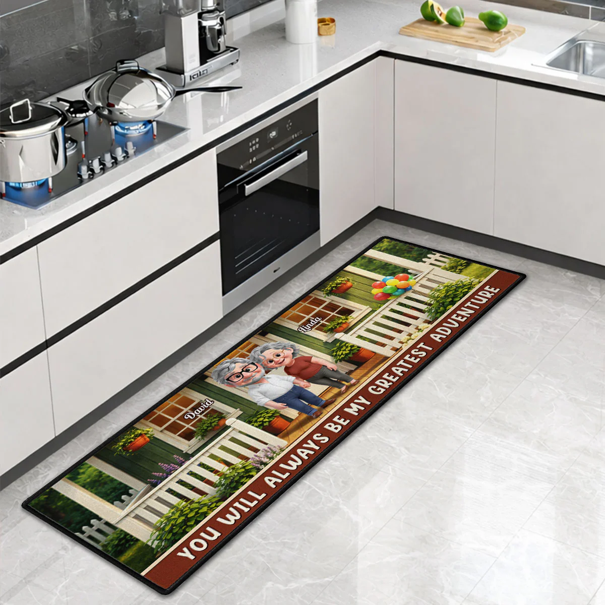My Greatest Adventure - Personalized Custom Runner Rug - Image 6