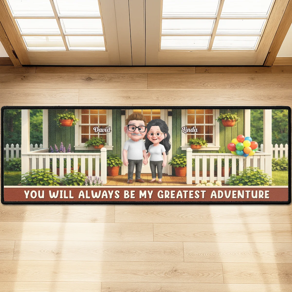 My Greatest Adventure - Personalized Custom Runner Rug - Image 8