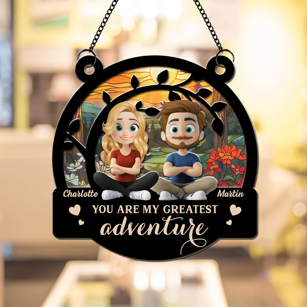 My Greatest Adventure - Personalized Custom Suncatcher - Image 3