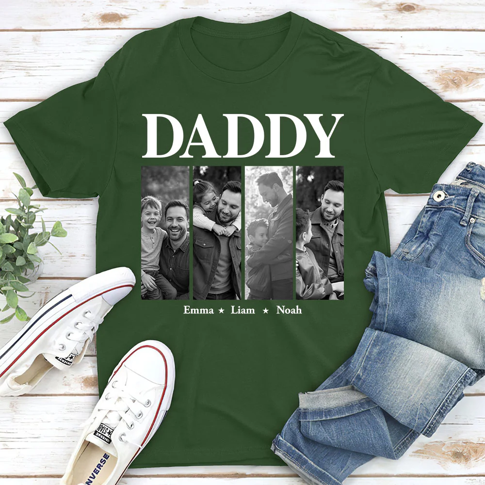 My Greatest Title Is Daddy - Personalized Custom Shirt - Image 4