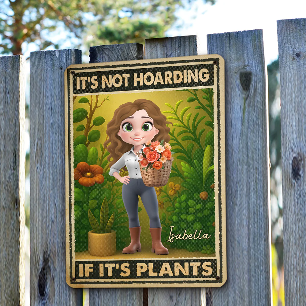 My Green Friends Bring Joy - Personalized Custom Metal Sign - Image 2