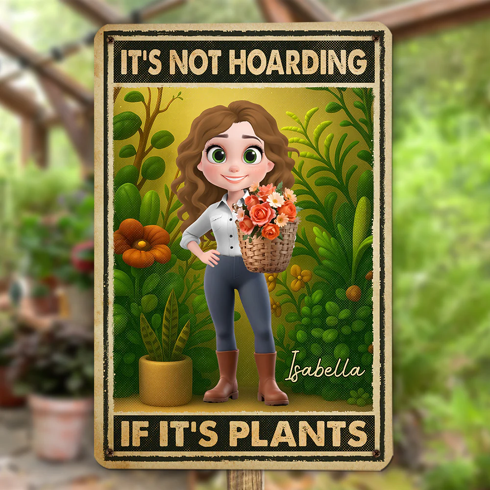 My Green Friends Bring Joy - Personalized Custom Metal Sign - Image 5
