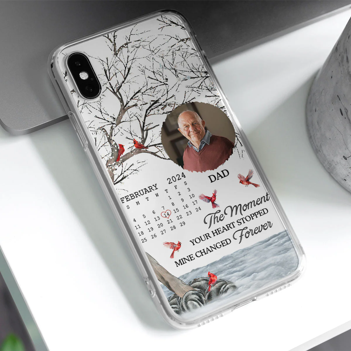 My Heart Changed Forever - Personalized Custom Phone Case - Image 2