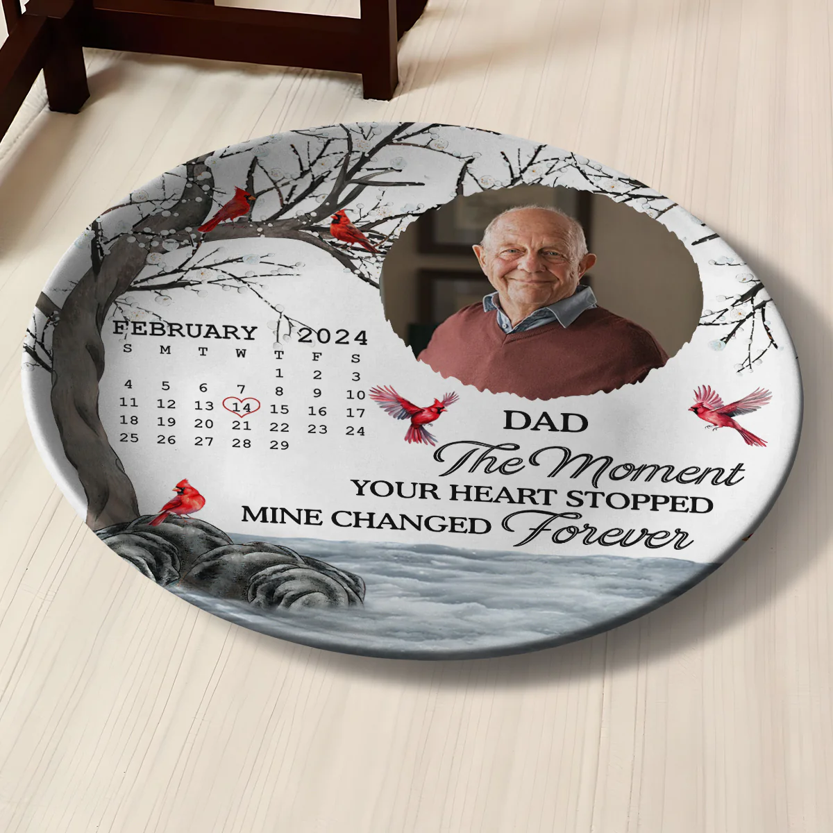 My Heart Changed Forever - Personalized Custom Plate - Image 4