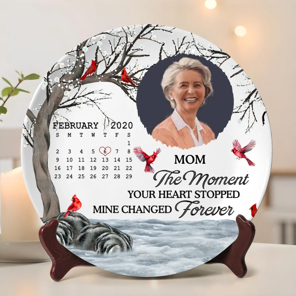 My Heart Changed Forever - Personalized Custom Plate - Image 7