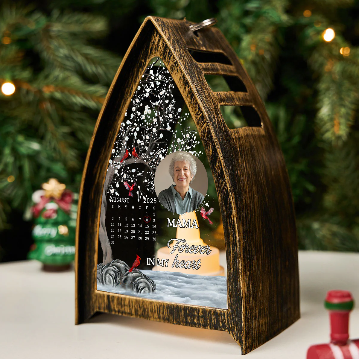My Heart Changed Forever - Personalized Custom Table Lantern - Image 3