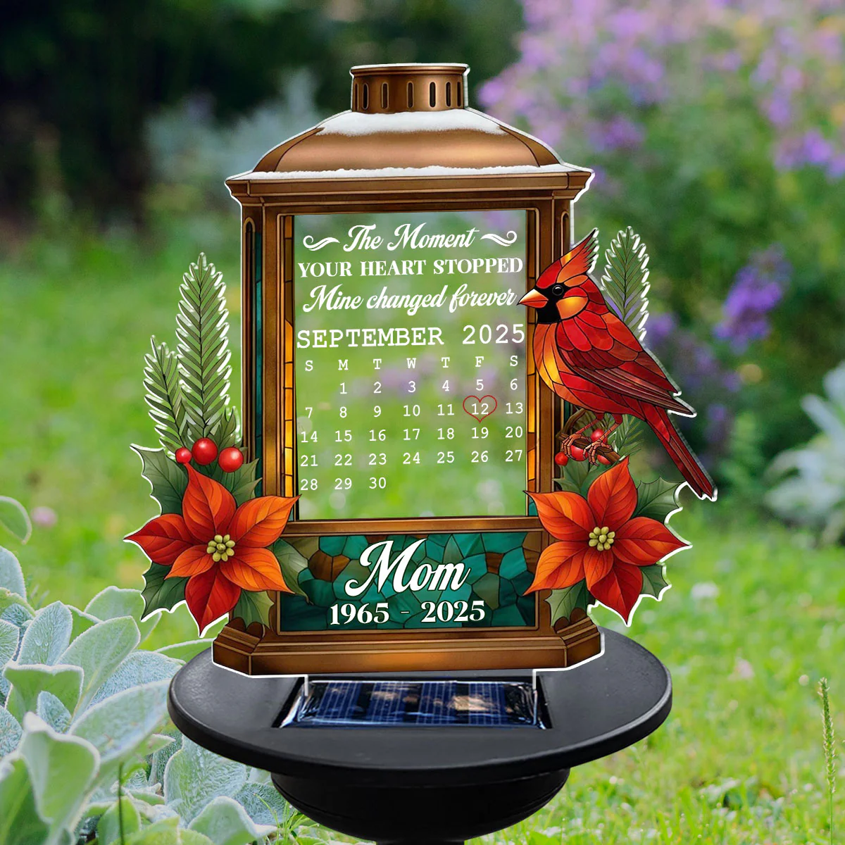 My Heart For You - Personalized Custom Solar Light - Image 2