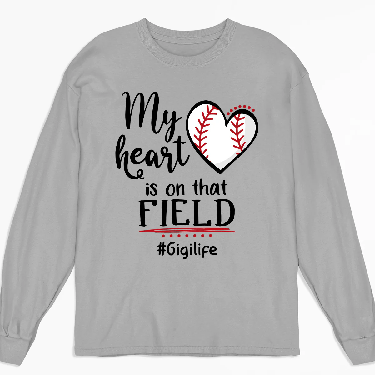 My Heart Is On That Field - Personalized Custom Shirt - Image 5