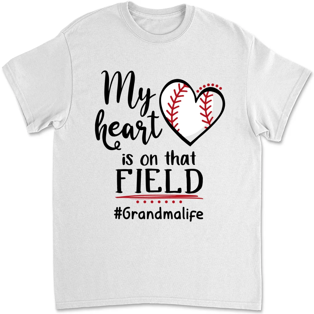 My Heart Is On That Field - Personalized Custom Shirt - Image 6