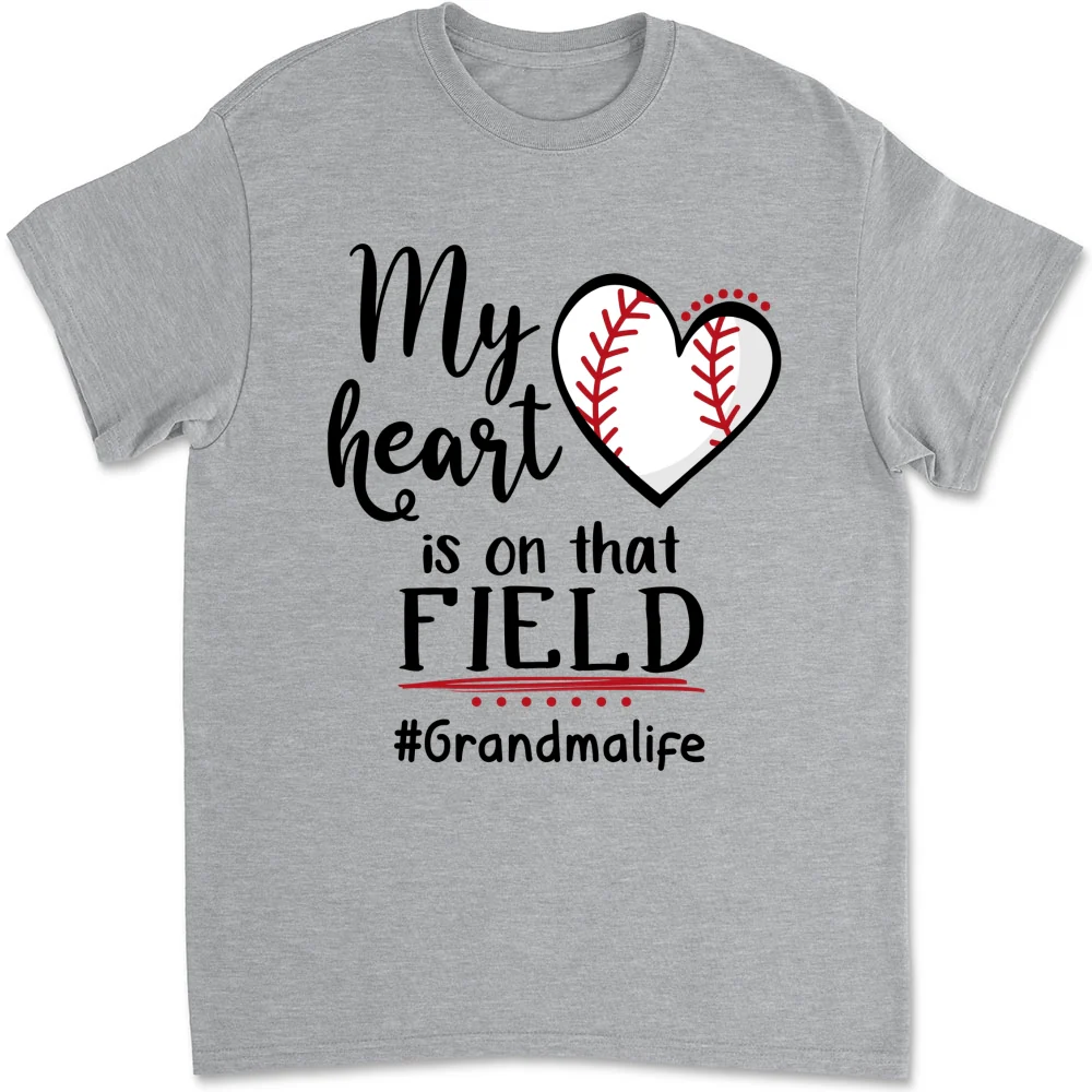 My Heart Is On That Field - Personalized Custom Shirt - Image 7