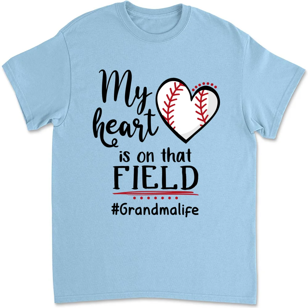 My Heart Is On That Field - Personalized Custom Shirt - Image 8