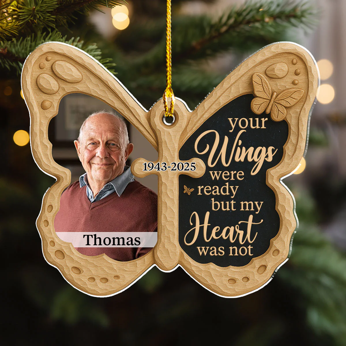 My Heart Misses You - Personalized Custom Acrylic Ornament