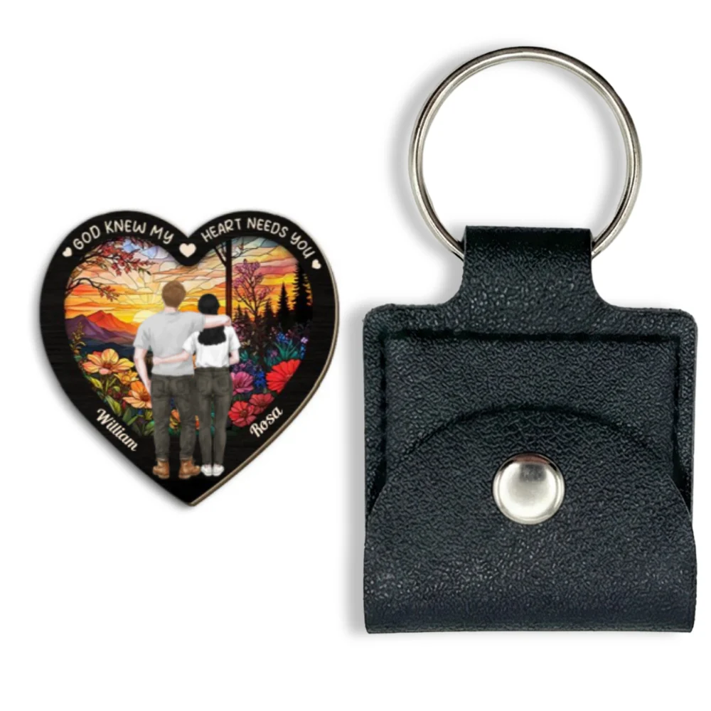 My Heart Needs You - Personalized Custom Wooden Pocket Hug - Image 7