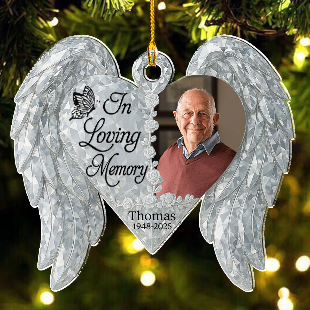 My Heart Still Loves You - Personalized Custom Acrylic Ornament - Image 4