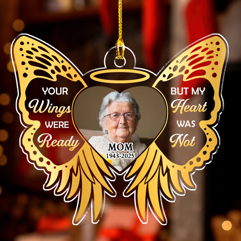 My Heart Was Not Ready - Personalized Custom Acrylic Ornament - Image 2