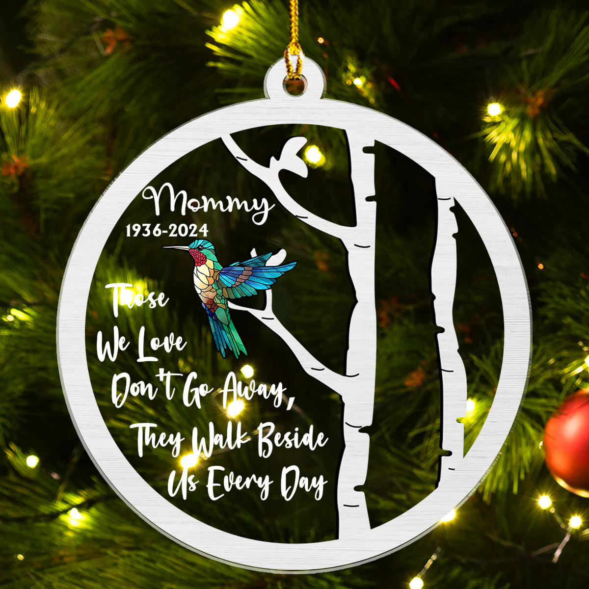 My Heart Were Not Ready - Personalized Custom Acrylic Ornament - Image 4