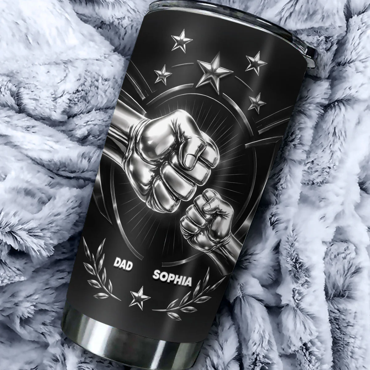 My Hero - Personalized Custom 3D Effect Tumbler - Image 2