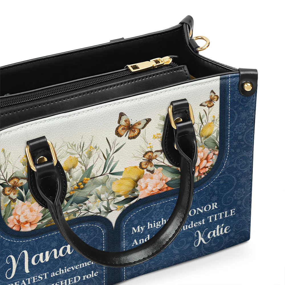 My Highest Honor - Personalized Custom Leather Bag - Image 3