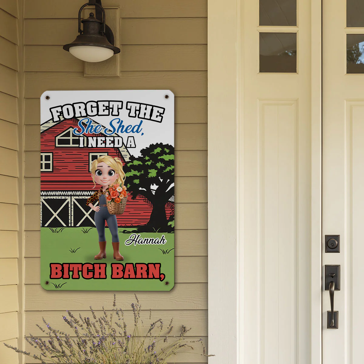 My Houseplants Live In Fear - Personalized Custom Metal Sign - Image 3