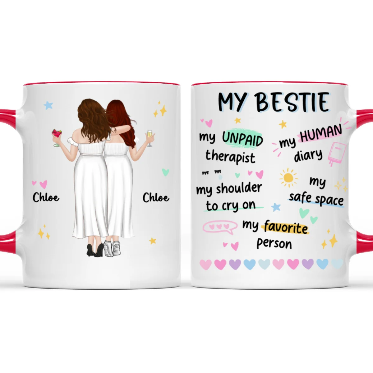 My Human Diary - Personalized Custom Accent Mug - Image 9