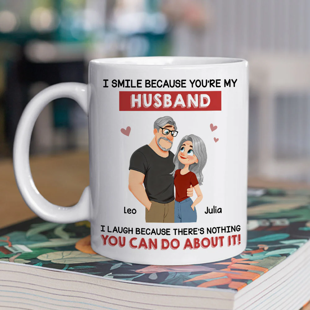 My Husband - Personalized Custom Coffee Mug - Image 2