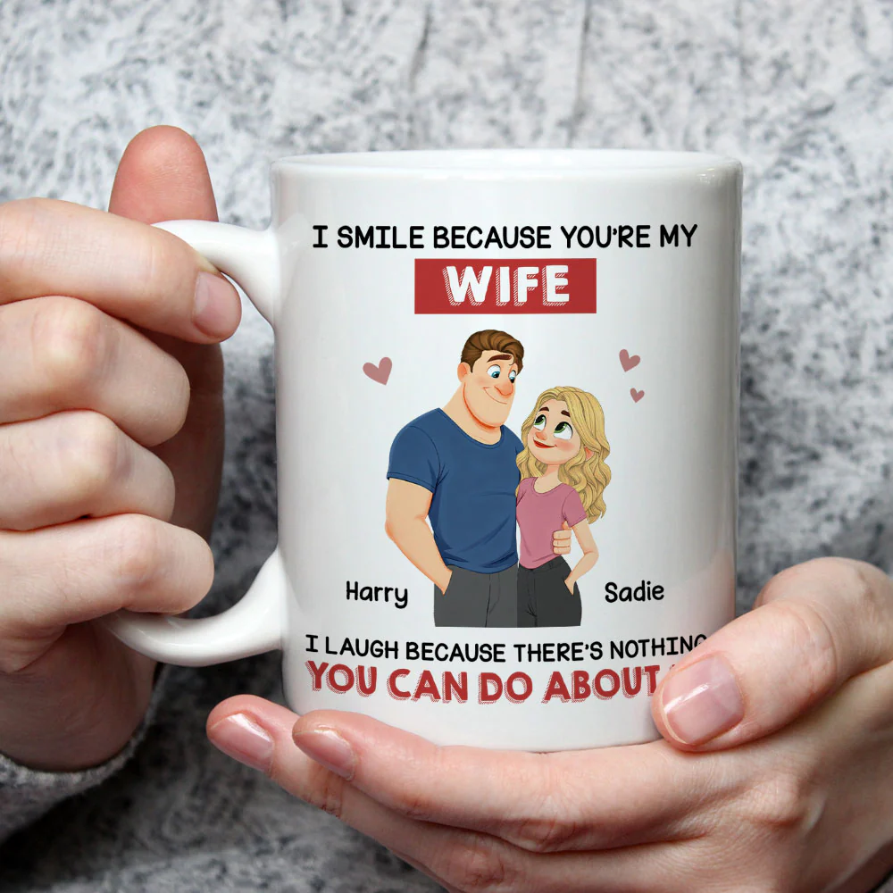 My Husband - Personalized Custom Coffee Mug - Image 3