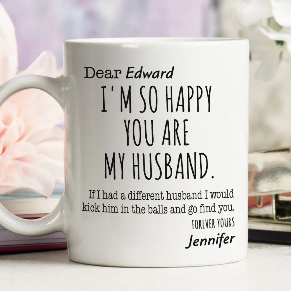 My Husband - Personalized Custom Coffee Mug - Image 3