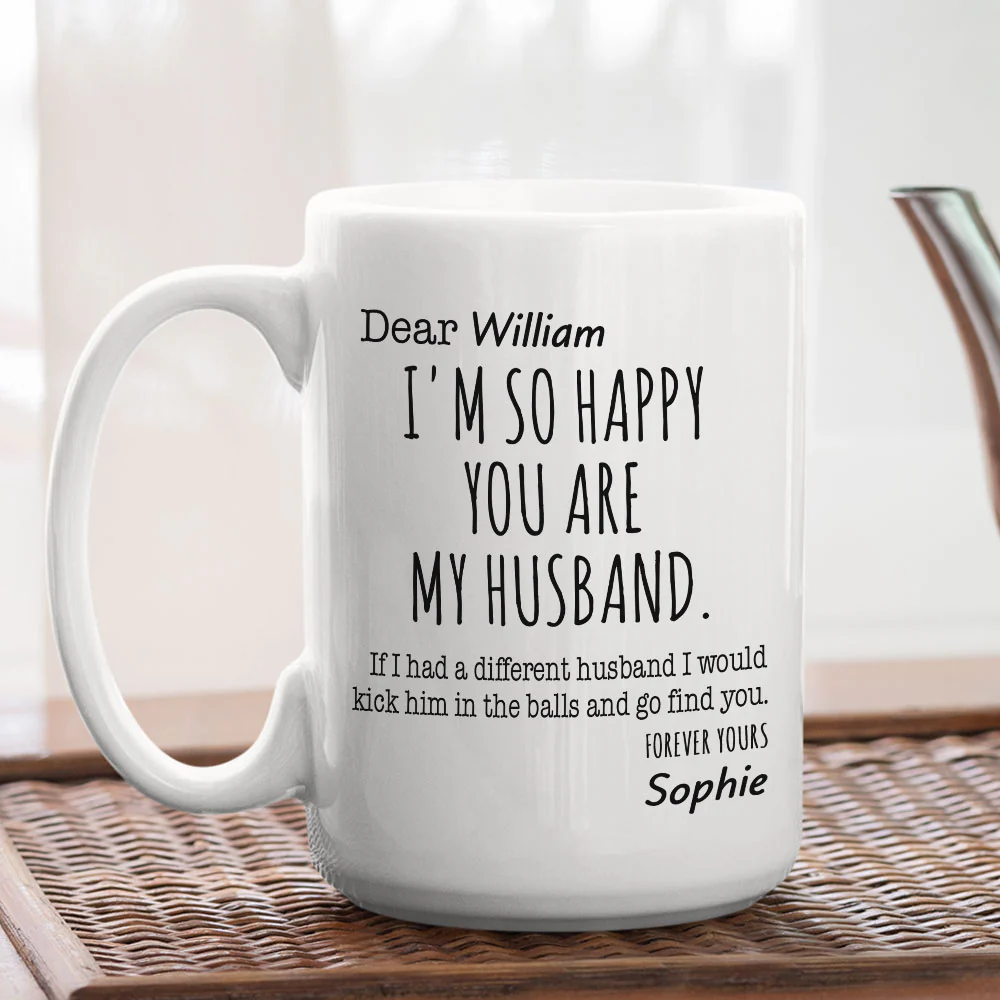 My Husband - Personalized Custom Coffee Mug - Image 4