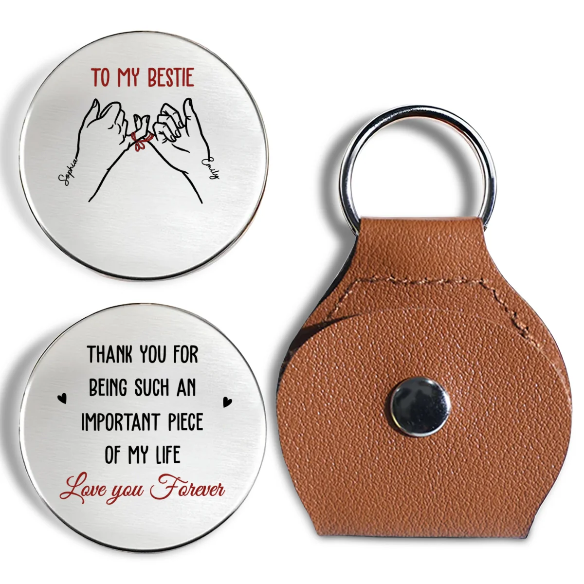My Important Piece - Personalized Custom Pocket Hug - Image 6
