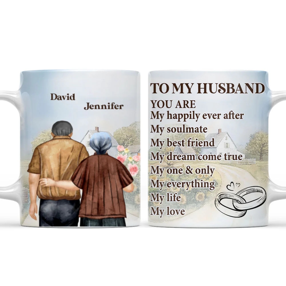 My Life And My Love - Personalized Custom Coffee Mug - Image 7
