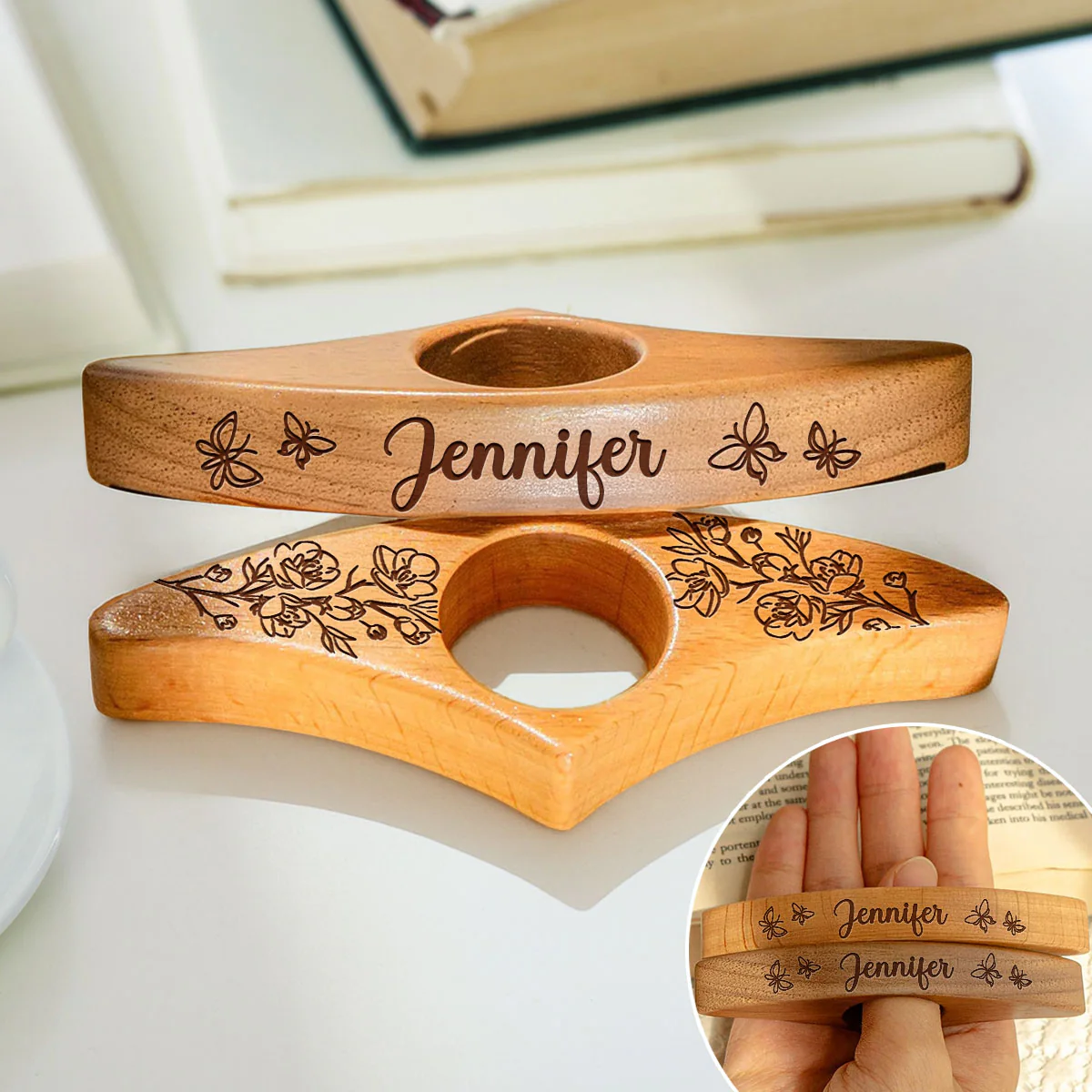 My Life In Pages - Personalized Custom Book Page Holder - Image 2