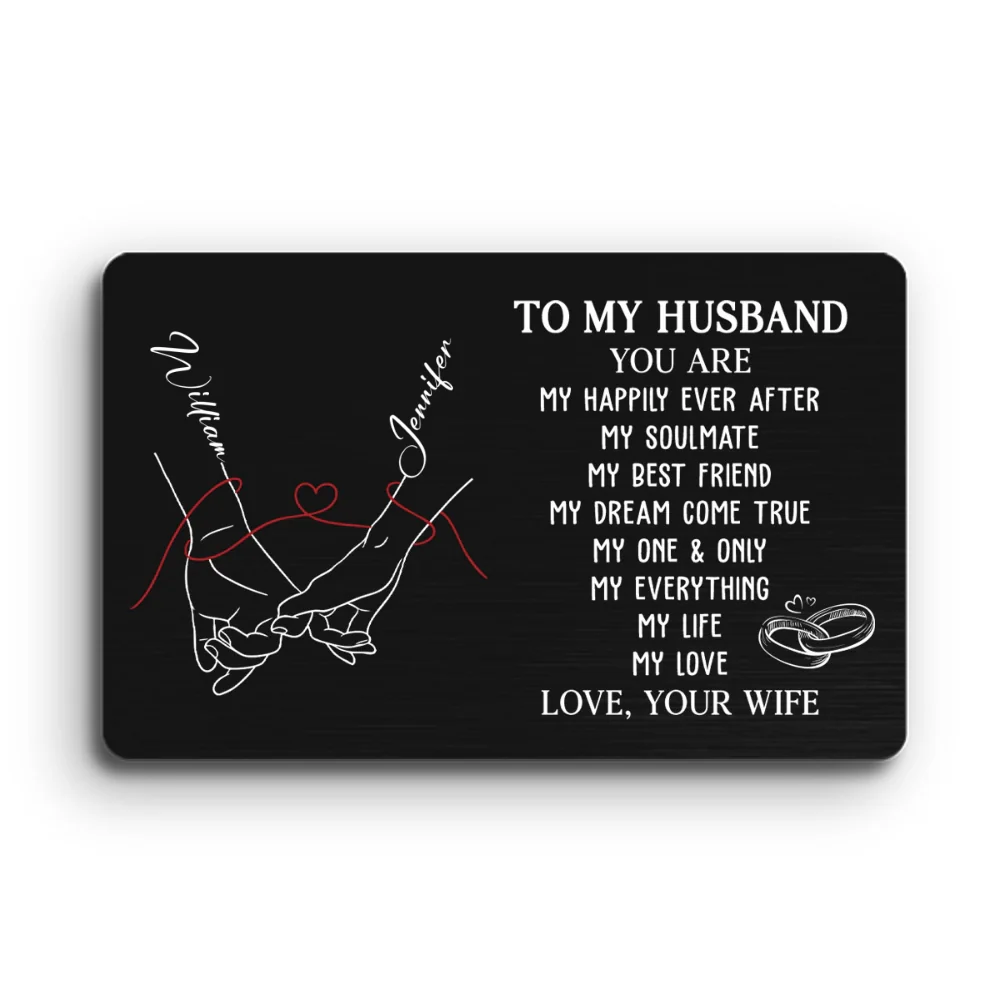 My Life My Love - Personalized Custom Wallet Card - Image 9