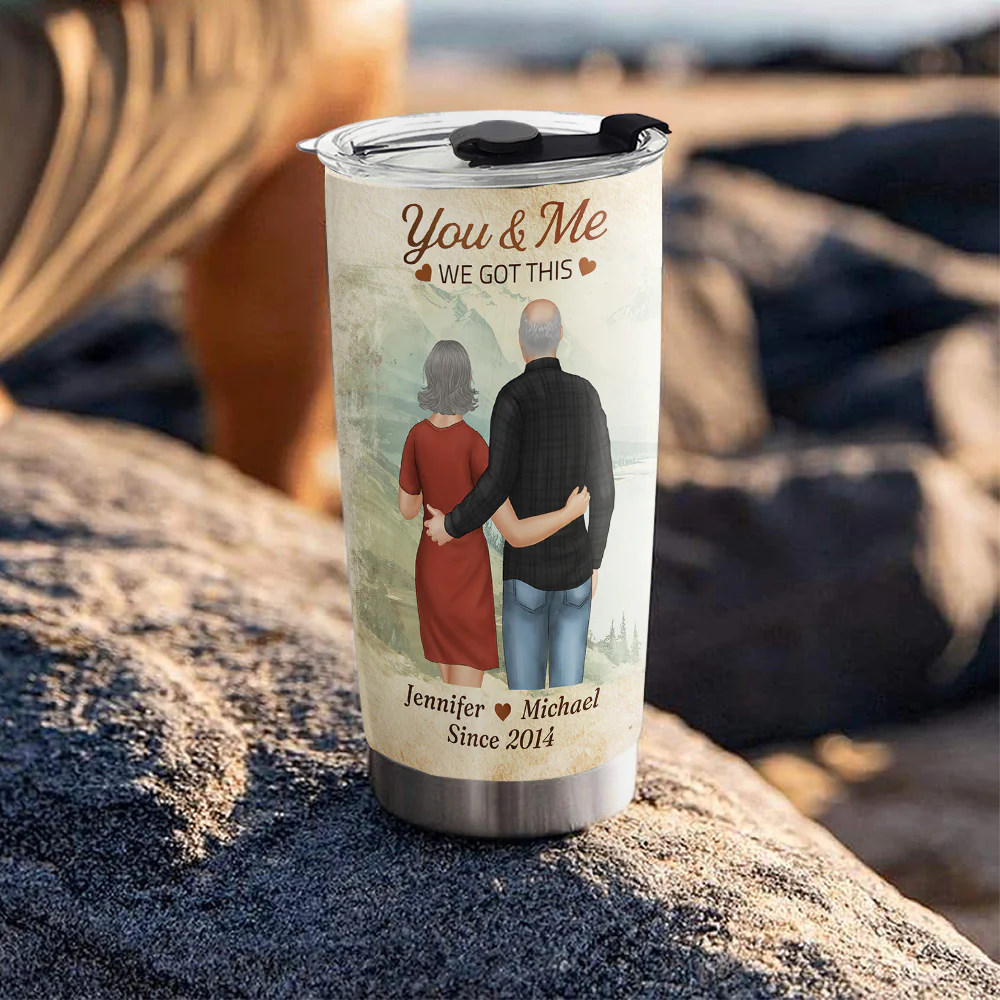 My Life With You - Personalized Custom Tumbler - Image 5