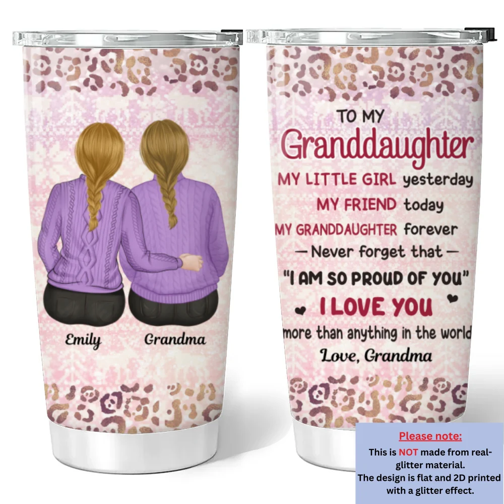 My Little Girl - Personalized Custom Tumbler - Image 6