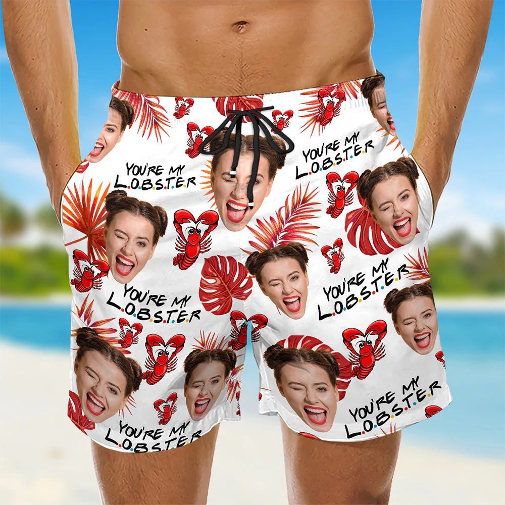 My Lobster - Personalized Custom Beach Shorts - Image 3
