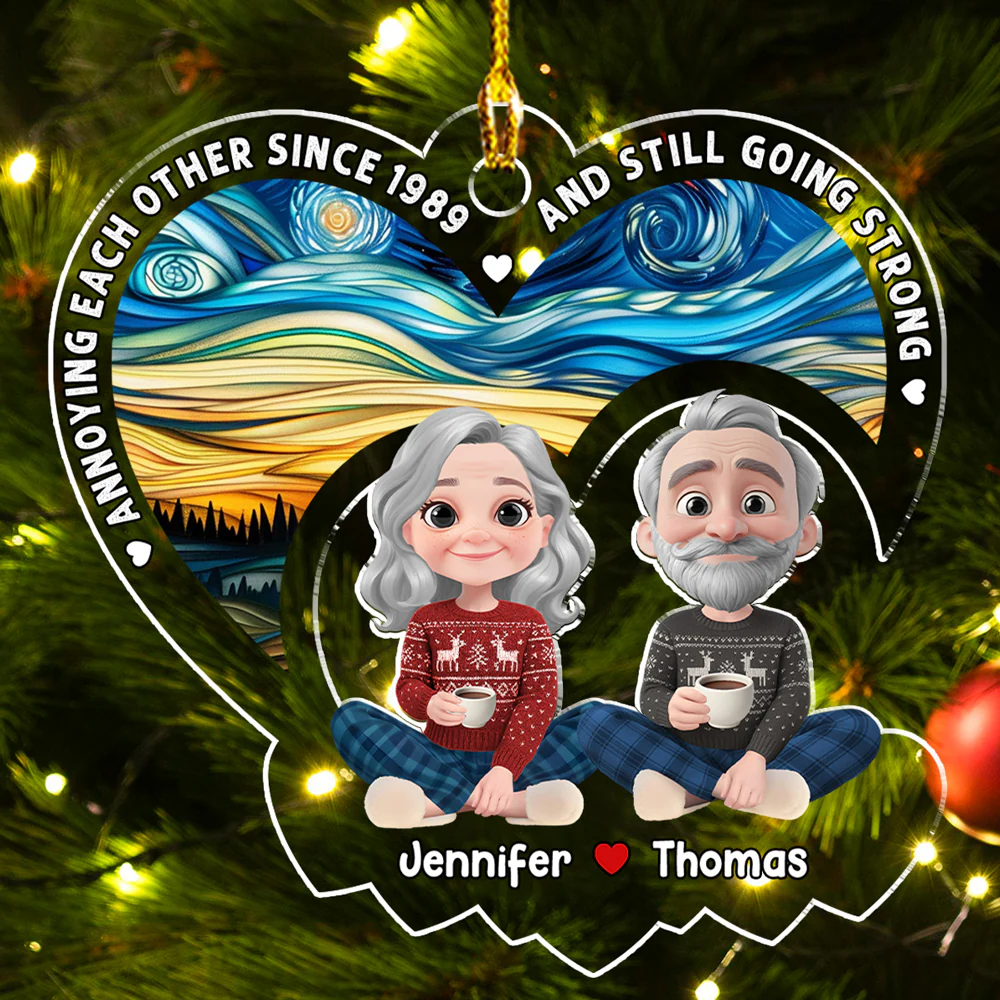 My Love For You - Personalized Custom Acrylic Ornament - Image 3